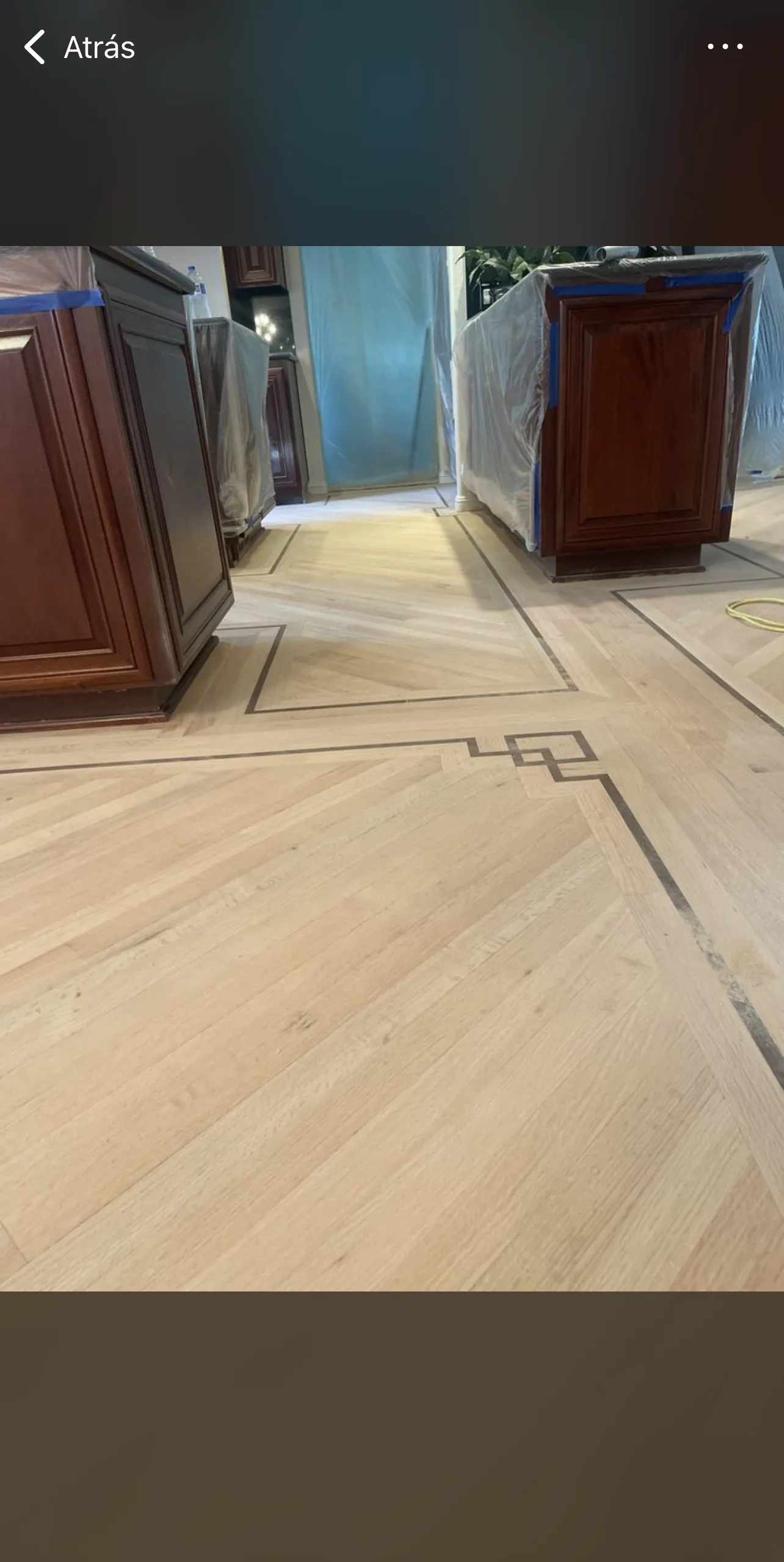 Refinished floor
