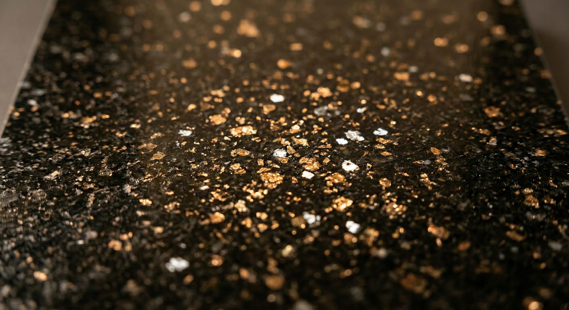 Granite countertop surface close-up