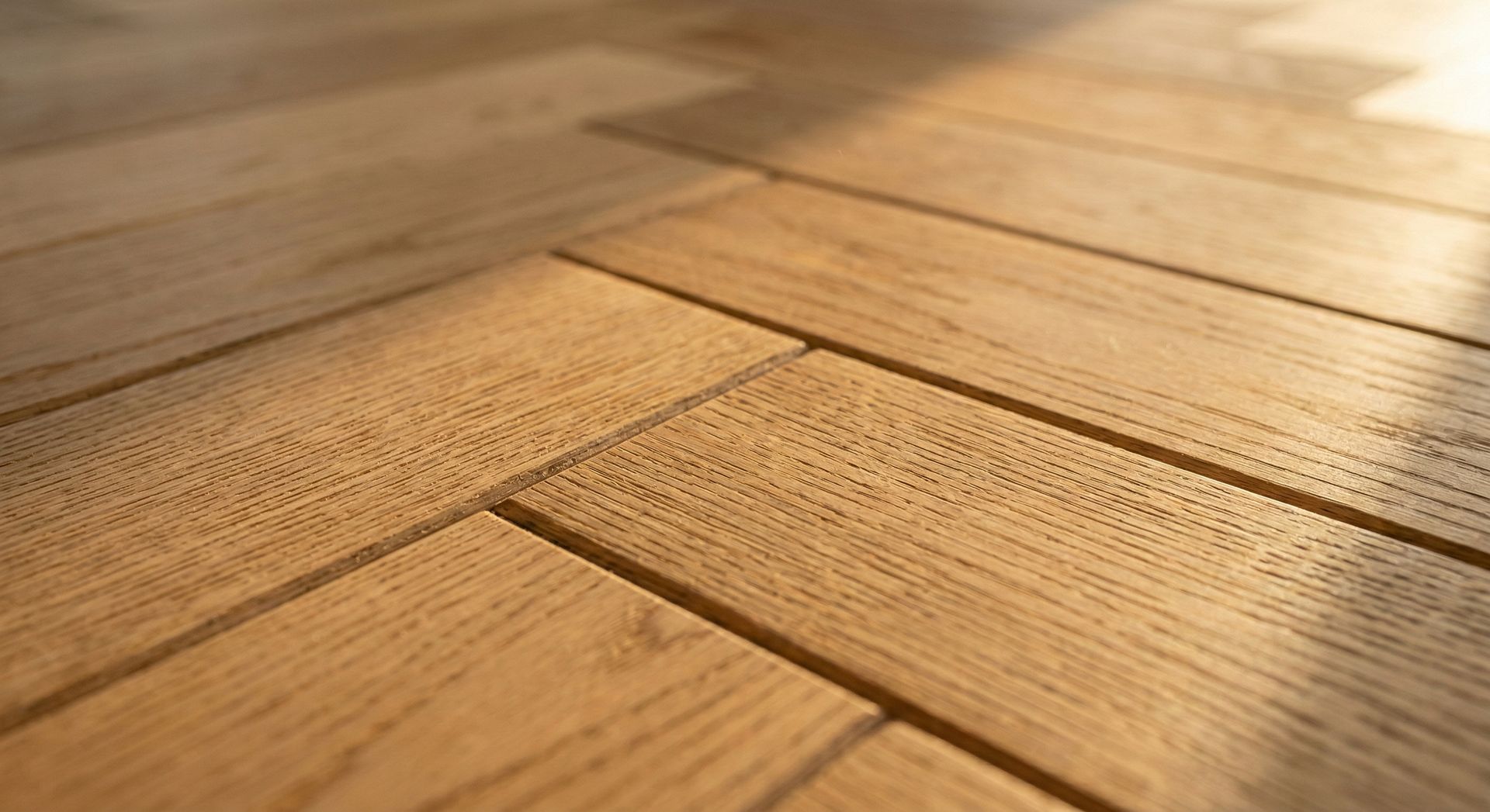 Hardwood flooring surface close-up